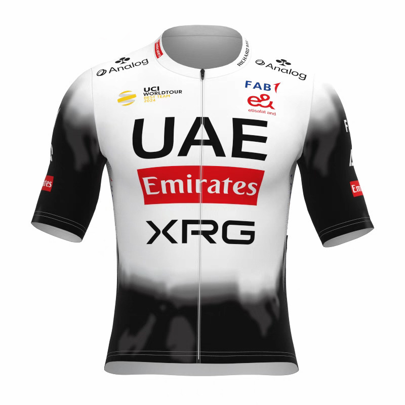 2025 nuevo equipo de los Emiratos Árabes Unidos EQUIPO UAE Pogacha ropa de ciclismo de carretera secado rápido camisa de manga corta