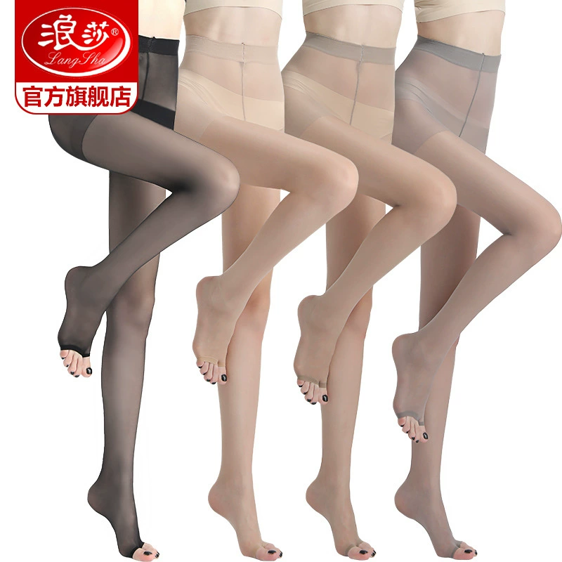 Т tights Spring Summer 浪莎 ультратонкие невидимые колготки для пальцев