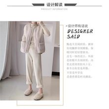 2025加绒加厚秋冬新款羊羔绒马甲女2025加绒加厚保暖外穿坎肩百搭