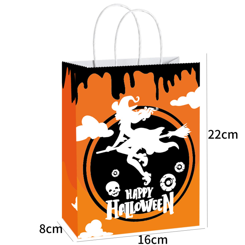 Amazon新品可爱い风ハロウィンギフト纸バッグ诞生日パーティーショッピングギフト纸バッグジュエリーハンディバッグ|undefined