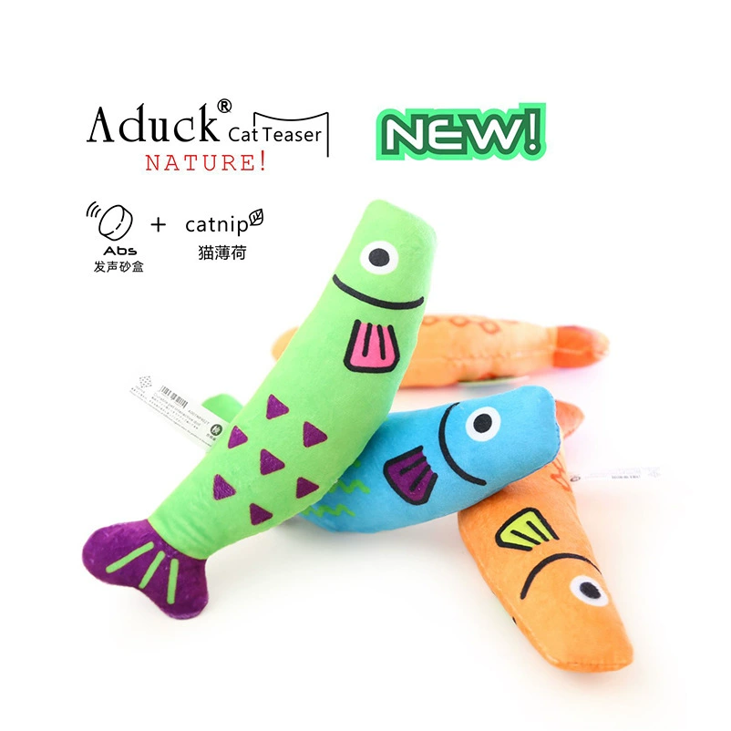 Aduck Mint plush toy, cat, makes sounds