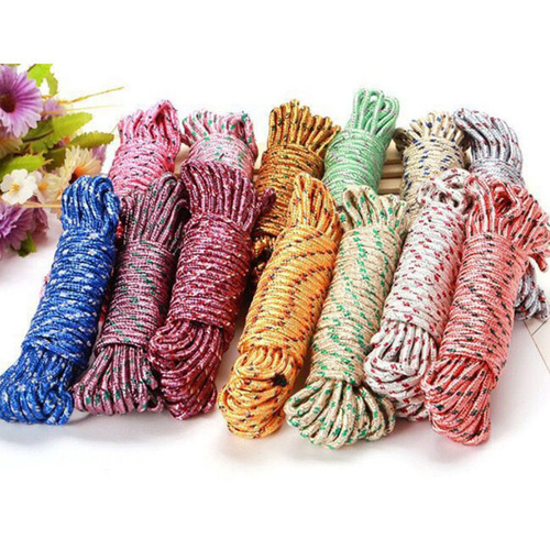 Thick nylon clothesline, windproof, non-slip, and drying quilt, 10-meter rope bundled with wear-resistant clothes, hanging clothes and drying quilt