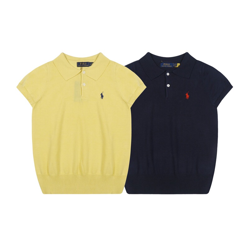 In-Stock Rl Ralph Lauren Pony Embroidered Short-Sleeve T-Shirt with Small Logo, Versatile Casual Knit Top, Basic T-Shirt for Women, Trendy In-Stock Rl Ralph Lauren Pony Embroidered Short-Sleeve T-Shirt with Small Logo, Versatile Casual Knit Top, Basic T-Shirt for Women, Trendy