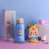 Children's glass, cute thermos stainless steel with glass