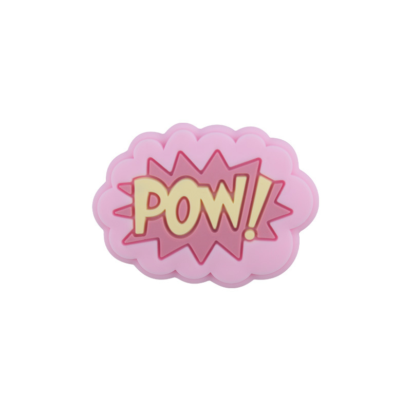 Nuevos suministros de bebé de silicona lindo explosión mordedor cuentas DIY bebé molar pezón anti-caída cadena Accesorios