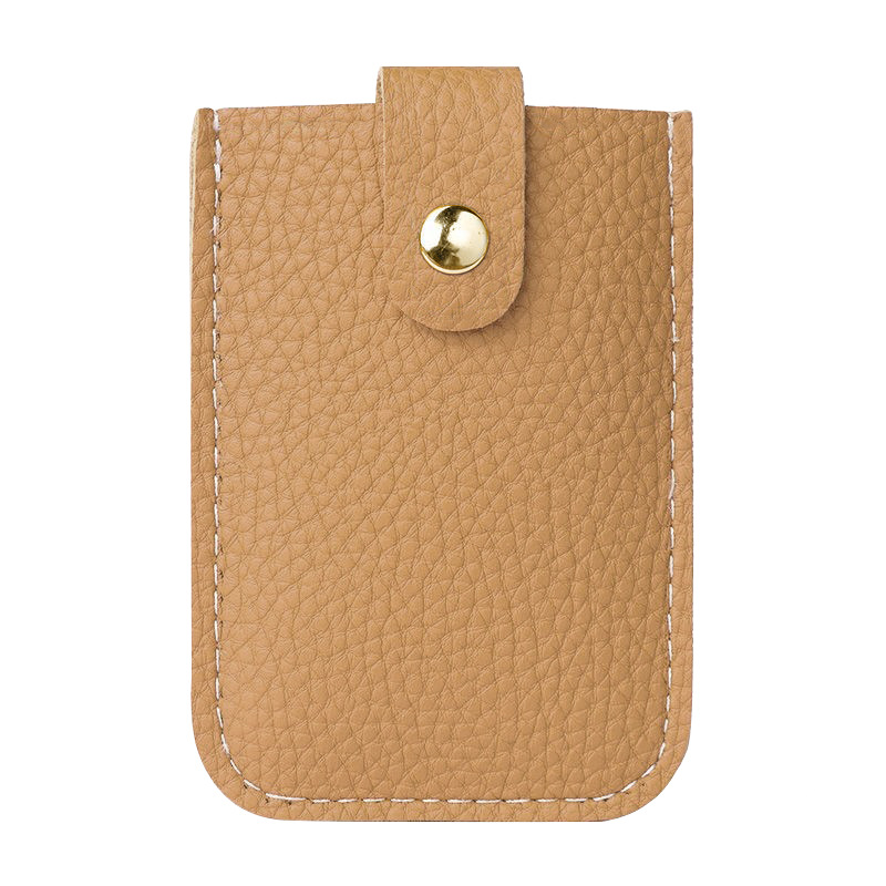 Tarjetero extraíble con guijarros transfronterizos para hombres y mujeres, tarjetero de cuero pequeño, ligero y compacto, fabricante de tarjetas con logotipo al por mayor