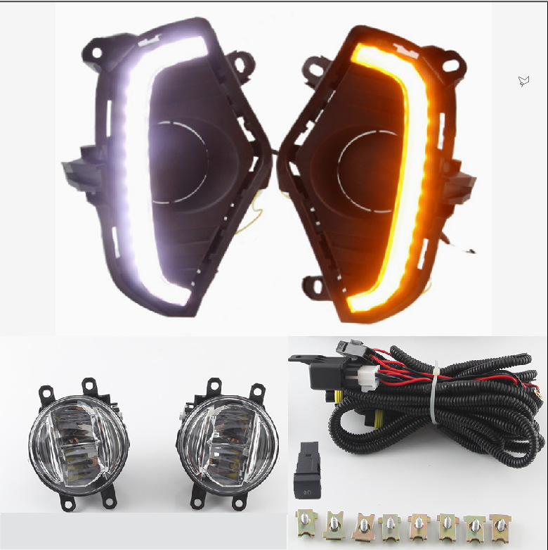 Adecuado para luces de circulación diurna RAV4, 20 modelos de luces de circulación diurna RAV4, luces de circulación diurna RAV-4, Mustang 3 colores