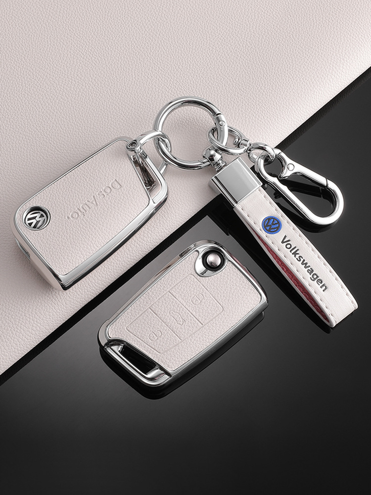 Adecuado para la funda de la llave Volkswagen Sagitar todo incluido TPU patrón de piel exploración Yue Passat Bora LaVida Yue hebilla de la caja protectora