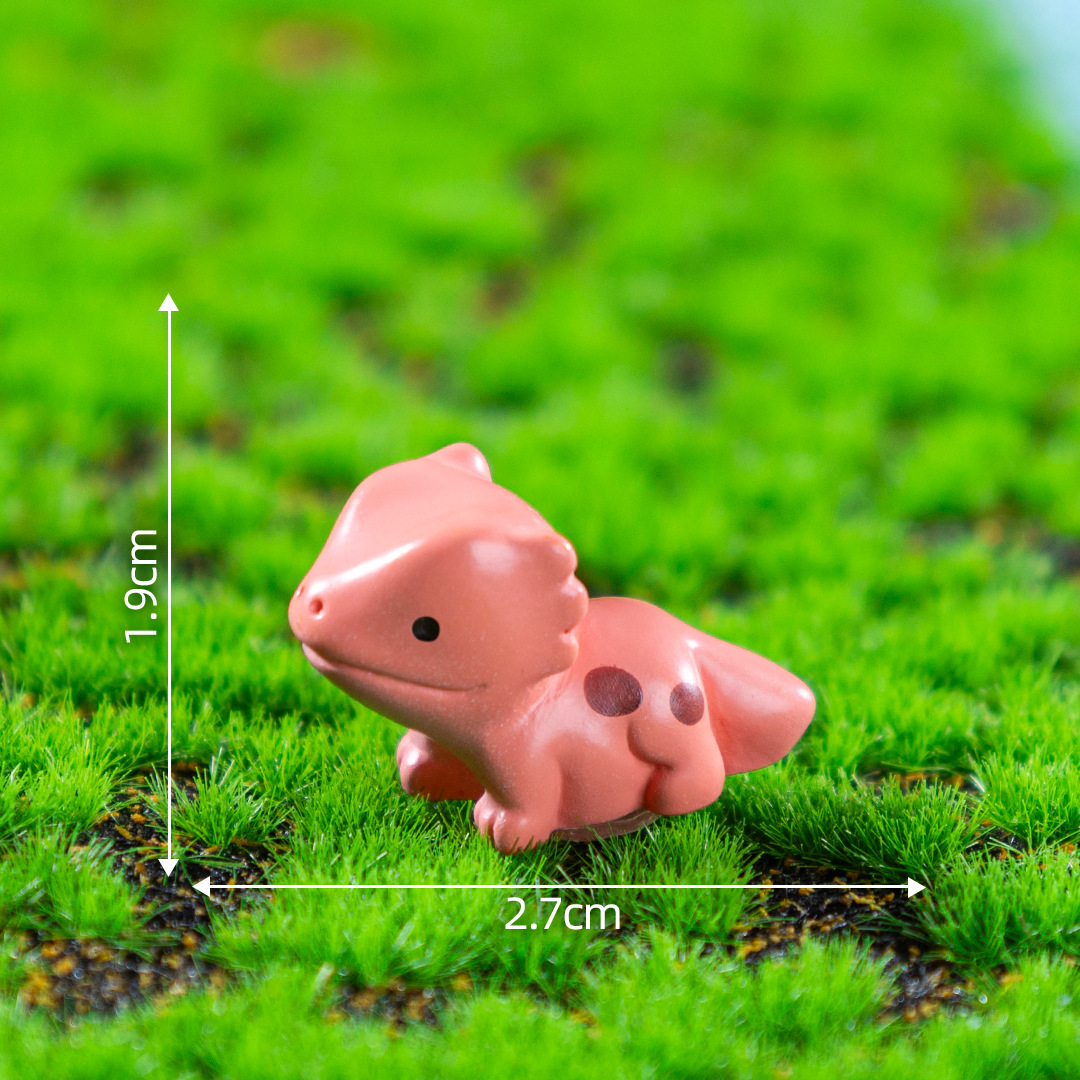 国境を越えた新商品の夜光はペットの大きさの目を守って宮の萌粒のコケの微景観のdiyの装飾品の部品の小さい置物を守ります。