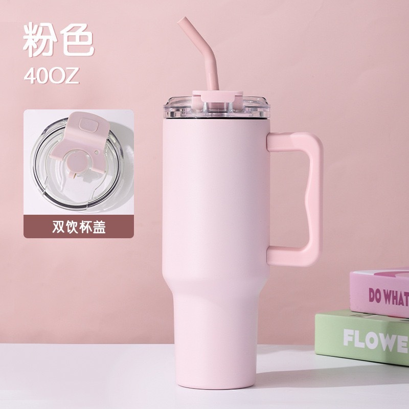 亚马逊热销新升级304不锈钢40oz冰霸杯亚汽车杯3代手柄冰霸保温杯|undefined