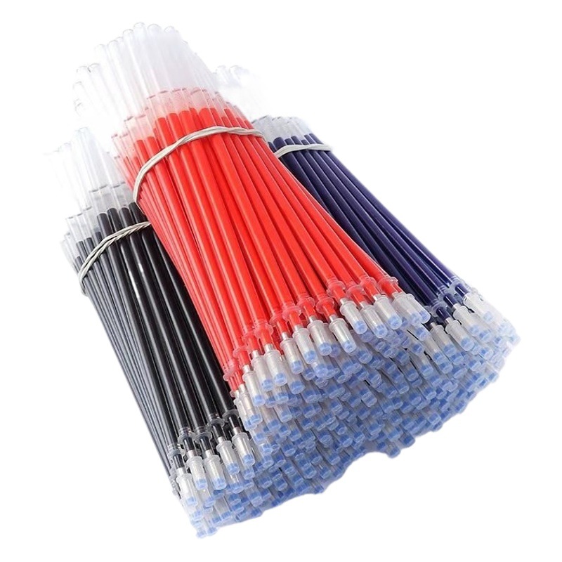 Pen Refill Manufacturer Direct Sales Gel Pen Refills Black Carbon Needle Tip Bullet Tip for Homework Office Stationery Pen Wholesale