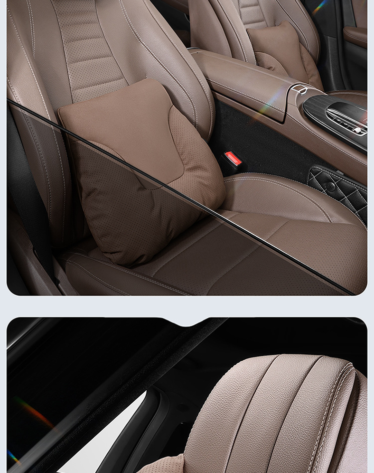 Suitable for Car Headrests, Maybach S-Class Pillows, Mercedes-Benz Audi Neck Pillows, Xiaomi Lumbar Pillows for All Seasons