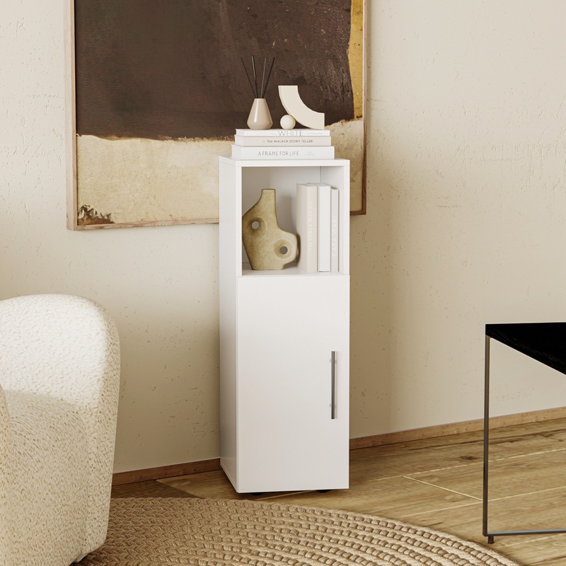 Gabinete de noche de dormitorio gabinete de almacenamiento simple hogar pequeña mesita de noche gabinete multifunción estante de almacenamiento entrega de una pieza