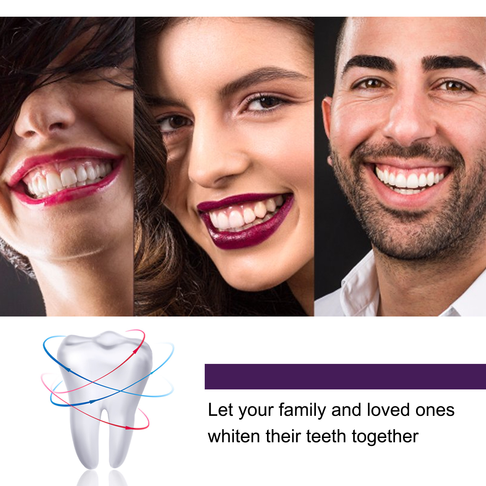 EELHOE V34 Purple Toothpaste with Yellow Stains Stains, Brightening White Teeth Cleaning, and Fresh Oral Cavity_voghion.com