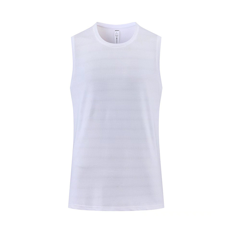 Chaleco deportivo transfronterizo verano para hombre suelto talla grande sin mangas ropa de fitness sudor violento baloncesto chaleco de secado rápido