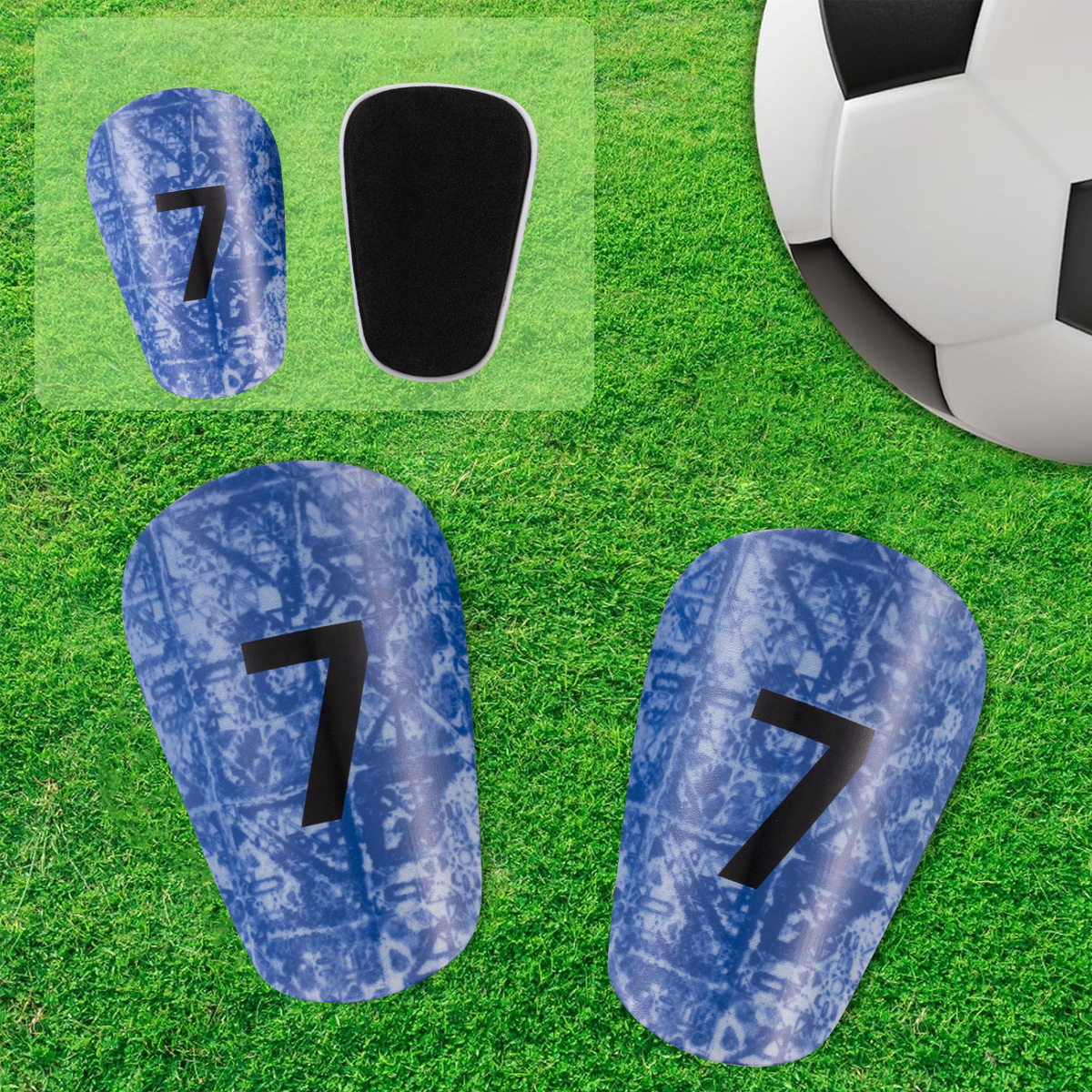 Parastinchi da calcio per allenamento polpaccio, ginocchiere solide, inserti sportivi per parastinchi, protezione polpaccio_voghion.com