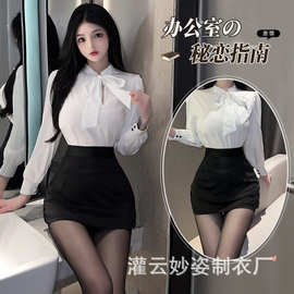 性感ol女秘书诱惑情趣睡衣透明调情内衣激情套装制服大码衣服2516