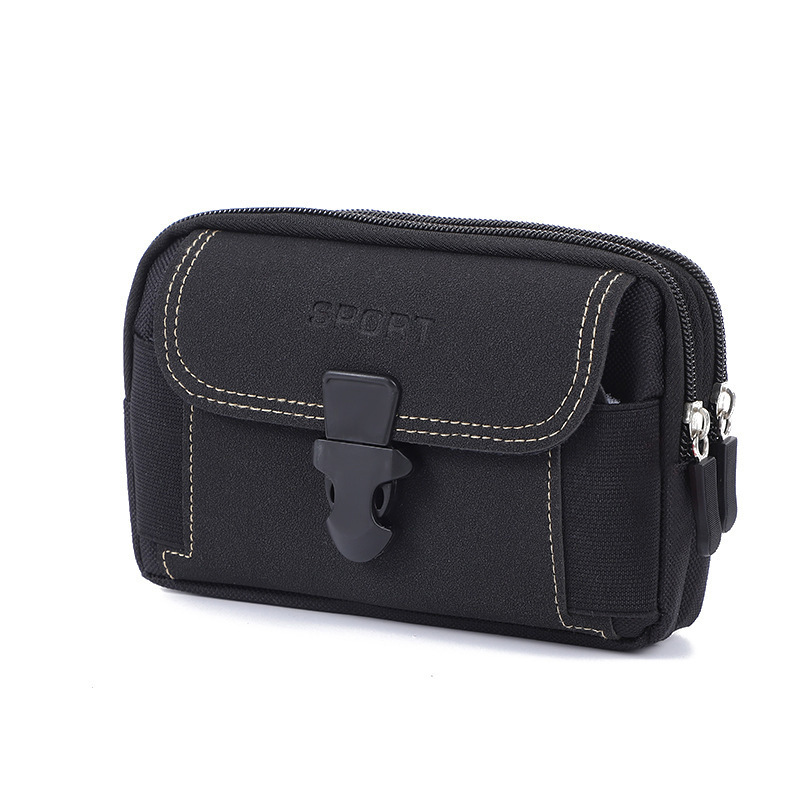 Cross-Border Men's Multifunctional Waist Bag, Can Be Worn with a Belt, Outdoor Horizontal and Vertical Phone Bag, Portable Phone Bag, Coin Purse Cross-Border Men's Multifunctional Waist Bag, Can Be Worn with a Belt, Outdoor Horizontal and Vertical Phone Bag, Portable Phone Bag, Coin Purse