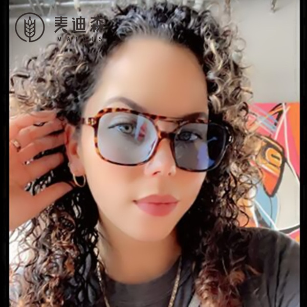 square fashionable sunglasses