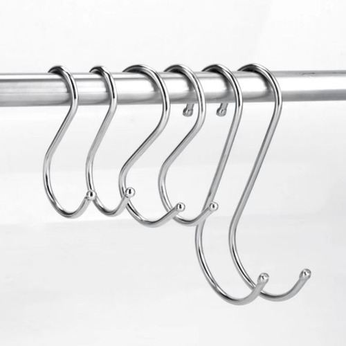 Manufacturer supply kitchen clothes S hook stainless steel iron large medium small S hook S hook S type metal hook