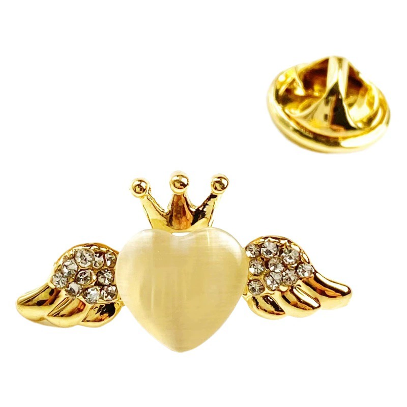 Кошачий глаз с бантом брошь женская милая японская анти-легка