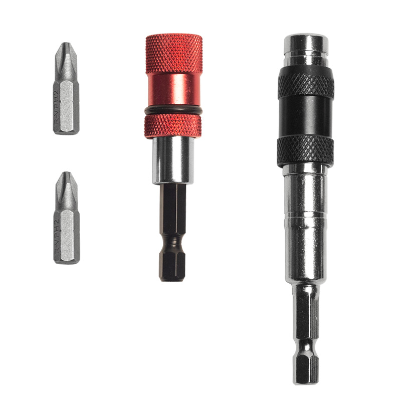 芸贝组合套装变向接杆黑批头1/4批头接杆PH2批头磁性快脱自锁接杆