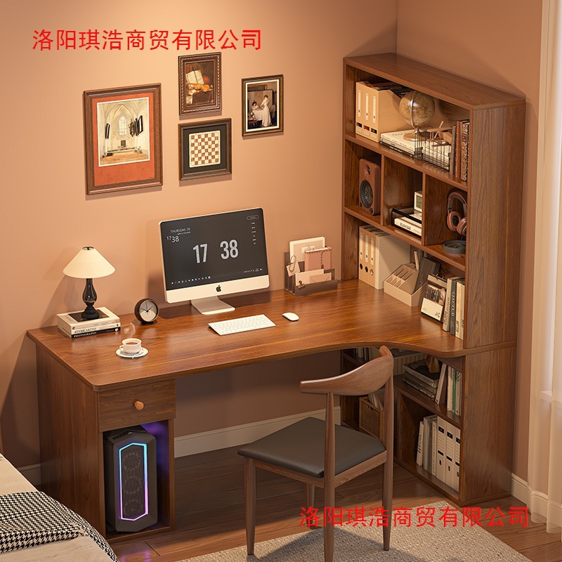 Desk Bookcase Integrated Table Corner Student Bedroom Home Simple Office Writing Desk Desktop E-Sports Computer Table