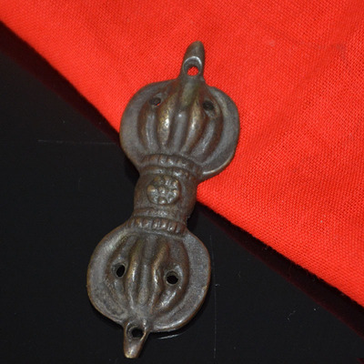 西藏文玩雜項手工托甲金剛杵大鵬鳥天鐵挂件吊墜鑰匙扣手工尼泊爾