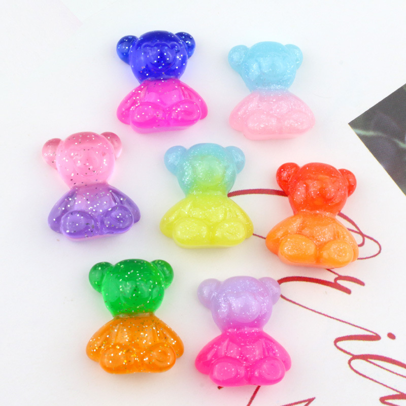 Transparent acrylic pendant drop-shaped