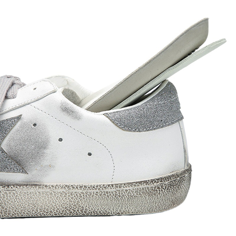 Zapatillas de deporte blancas pequeñas retro Harajuku multi-fósforo calle tiro estrella estudiante talla grande 44 pareja familia zapatos sucios exportación estilo caliente