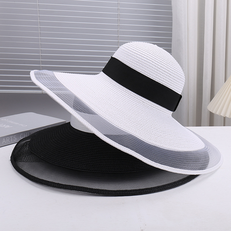 Summer fashionable breathable comfortable travel beach sun hat for…