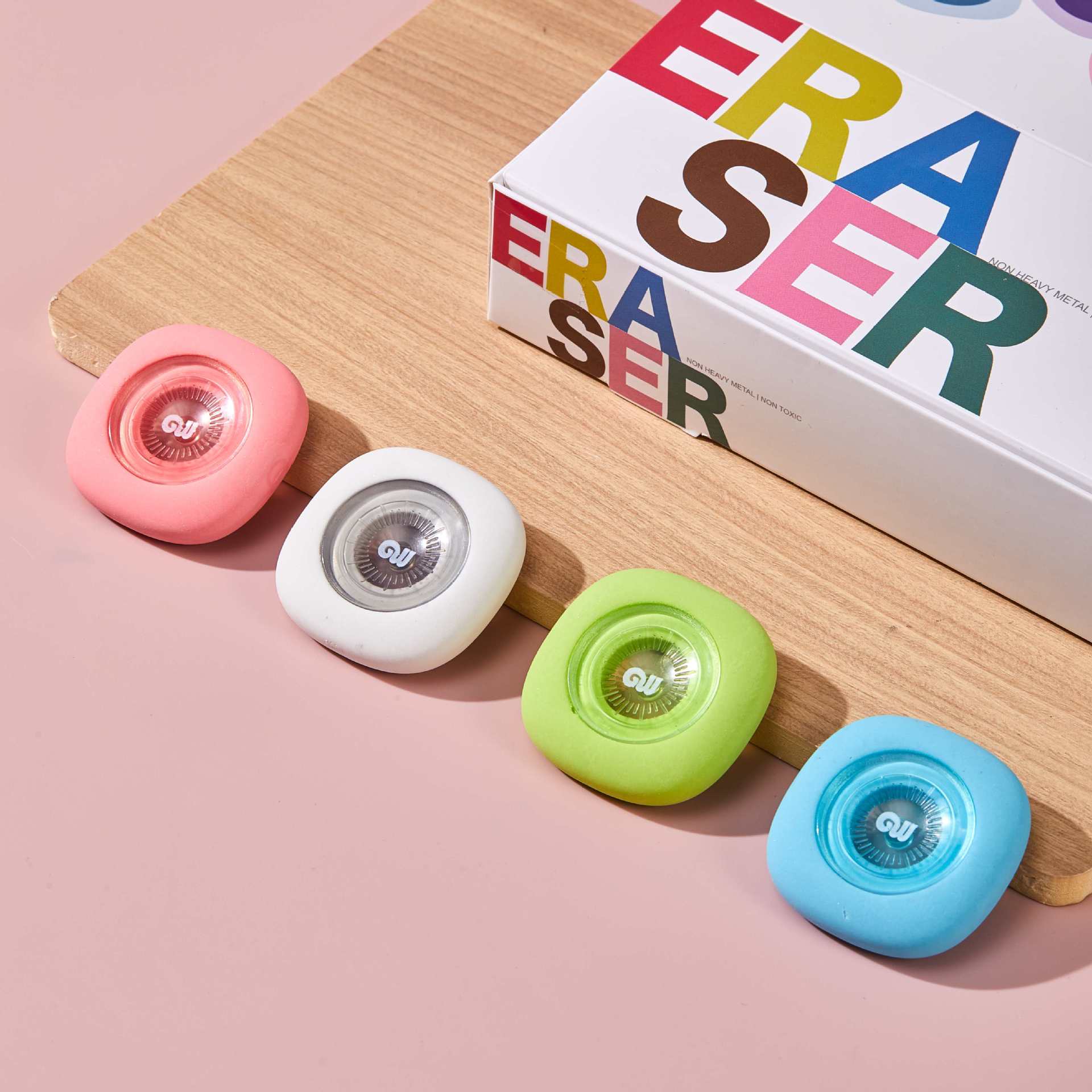 Eraser multifuncional portátil minimalista y creativo para artículos estudiantiles Eraser