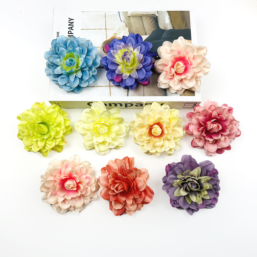 Simulación de flores de bodas decoración de flores de peonía pared de flores de loto DIY guirlandas de flores de pinzas de flores tocaduras de fotografía prop flores