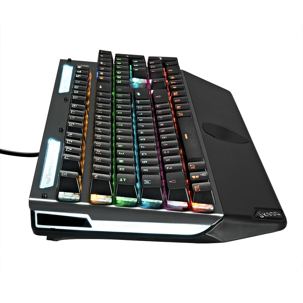 Mechanical Gaming Keyboard With Rgb Lighting And Wrist Rest_voghion.com