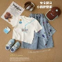 印花夏季女童短袖两件套