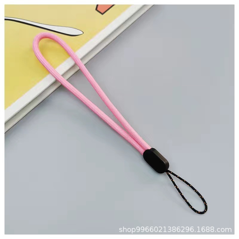手机挂绳简约尼龙纯色长短款挂链手腕绳挂脖戴胜钥匙防丢挂件圆绳|undefined