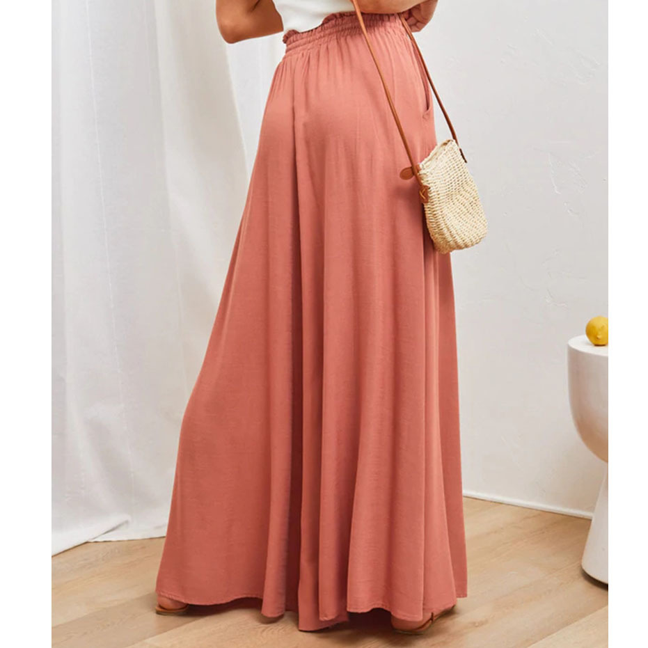 2025 European and American Spring and Summer Aliexpress Amazon Casual Wide-Leg Popular Loose Casual Fashion Pants for Women