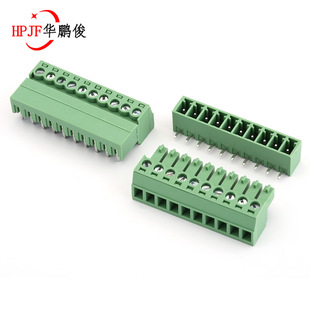 KF2EDG 3.81MM���ʽpcb�Ӿ����ӽӾ��^ ��ᘲ���10P �S��ֱ�N