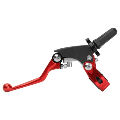 CAKEN off-road motorcycle modified accessories 360 degree labor-saving clutch forged handle multi-color optional (Motorcycle Safety Supplies) - long-labor-saving-360-forged-clutch-red-fcl-090401