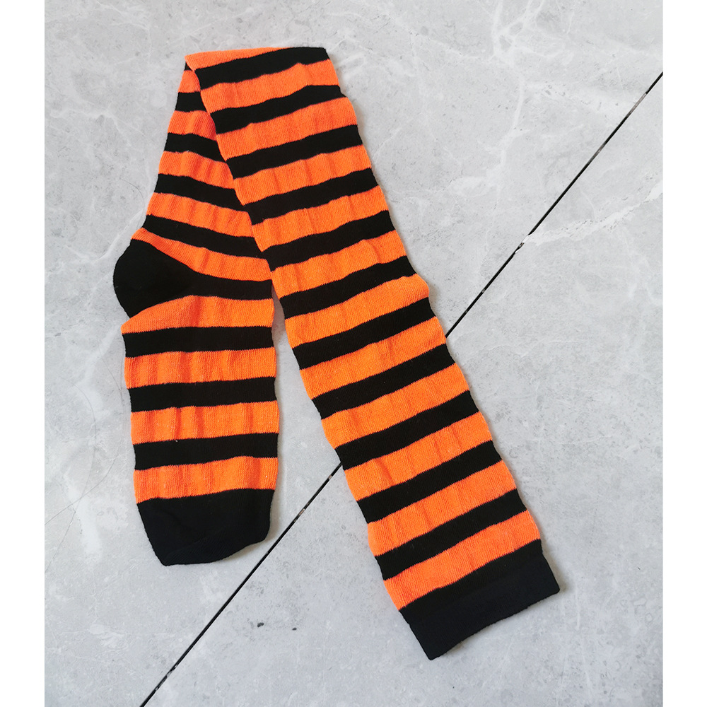 Women's Preppy Style Stripe Polyester Jacquard Socks Over The Knee Socks display picture 2