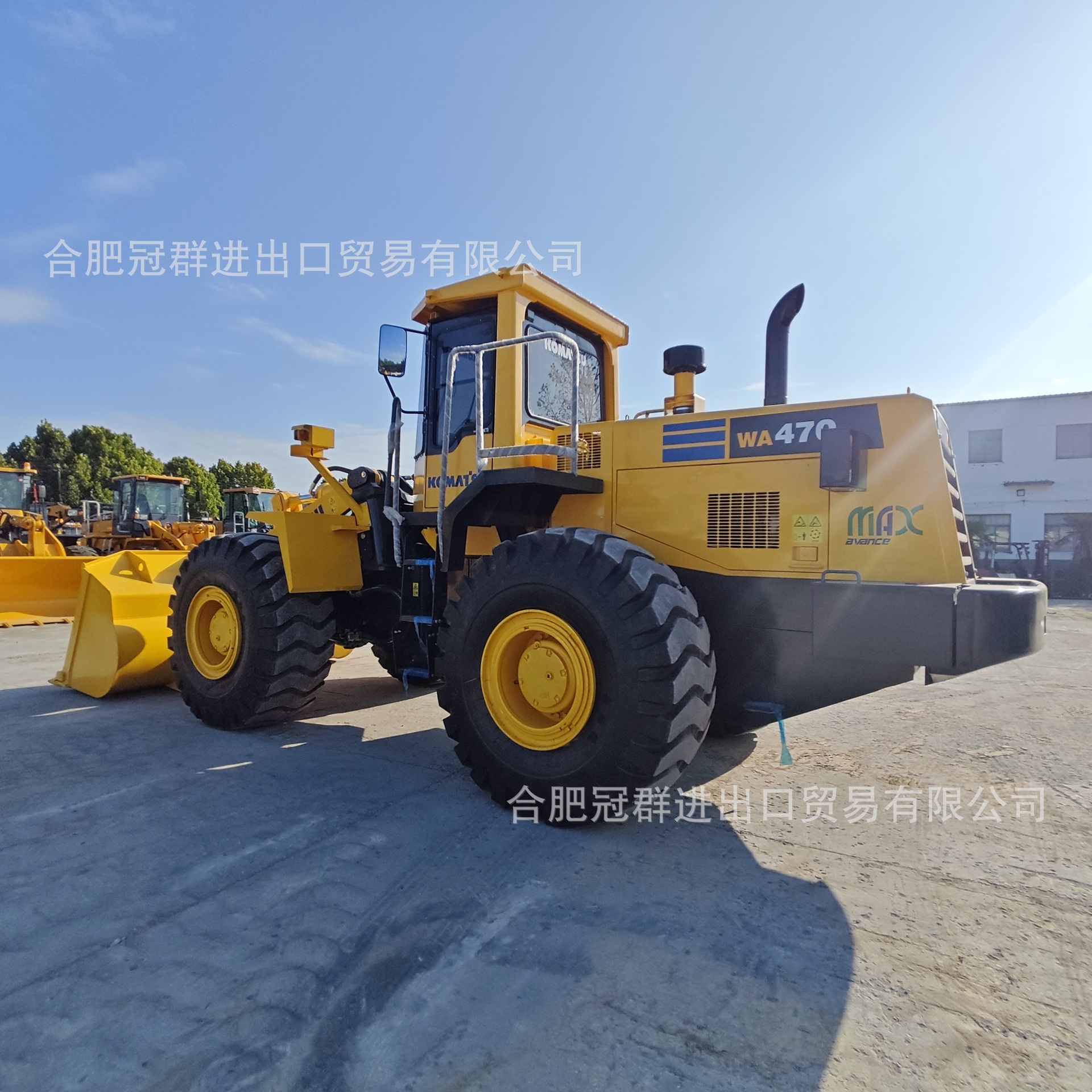 Komatsu Komatsu cargador WA470 carretilla elevadora suministro directo de comercio exterior 5 cubos