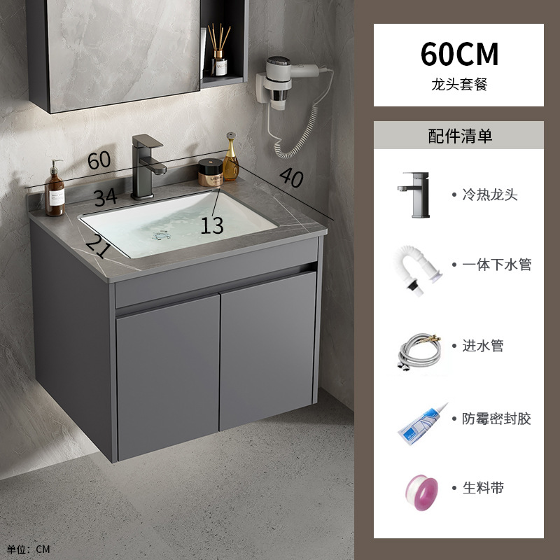 Mayorista espacio de aluminio tipo pared lavabo gabinete combinado cerámica baños de casa pequeña piscina lavabo hotel