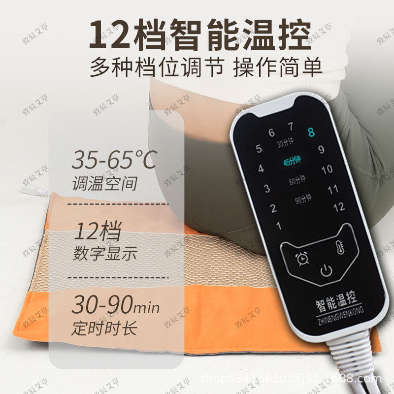 卸売電気加熱発汗よもぎ灸クッションオフィス座りヒップ海塩温湿布理学療法灸器具付き|undefined