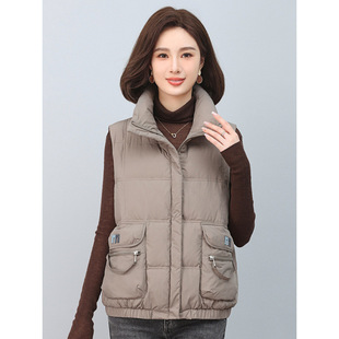 [Buke] 24 Winter Hangzhou Italian Leisure Loose Down Jacket Vest
