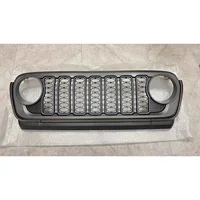 Подходит для Jeep Wrangler JL 2024 года, модифицированные аксессуары, передняя решетка радиатора, универсальная модель для Gladiator.
