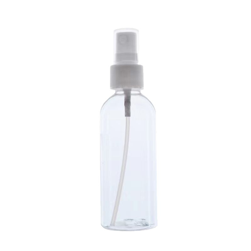 Botella de pulverización de plástico pequeña botella de pulverización de alcohol botella de viaje botella de pulverización de agua cosmética portátil botella de pulverización de presión pequeña botella de pulverización