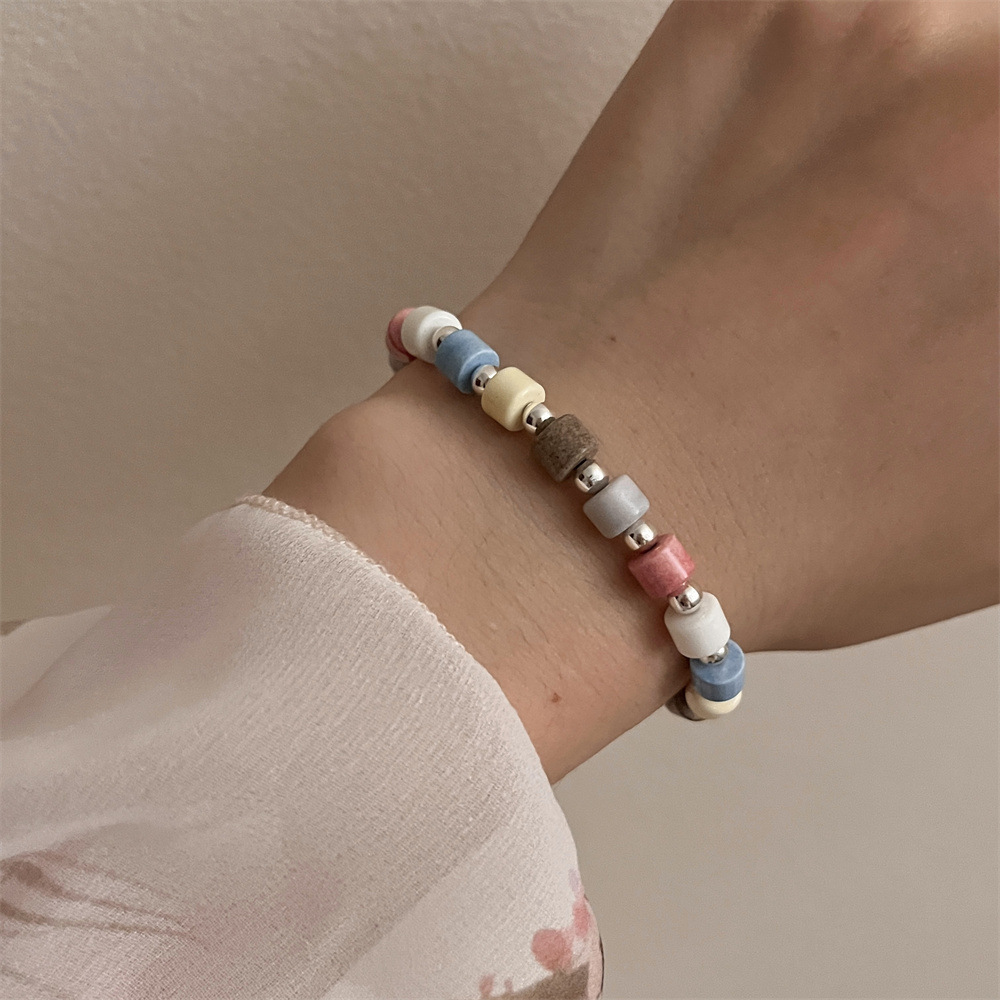 Sucré Forme De Cœur Alliage Placage Femmes Bracelets display picture 3