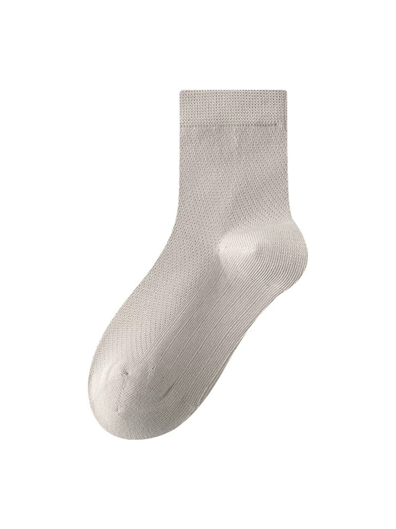 Children's Socks Summer Thin Pure Cotton Type a Boys' Mesh Socks Boys' Medium and Large Kidsren's Student Socks Pure Cotton