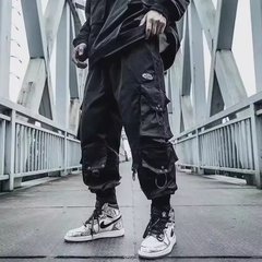 国潮戦術機能風暗黒系痞帅カジュアルパンツ男性春秋ゆるい足首ズボントレンド長ズボン