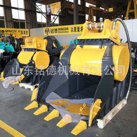 路面混泥土破碎机 挖机液压破碎器 钩机粉碎铲斗鄂式破碎斗